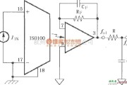 耦合隔离放大中的由ISO100构成的单极性模式减小噪声处理方法电路