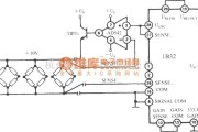 传感信号调理中的桥式传感器信号调理器1B32配多路压力传感器时的应用电路