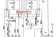 大众（上汽）中的桑塔纳2000动力车窗电路图