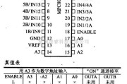 数字电路中的电路引脚及主要特性MPC800 模拟多路变换器