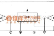 集成音频放大中的TA7376P双声道功率放大集成电路图