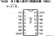 数字电路中的74系列数字电路74128双2输入或非门线驱动器（50Ω)