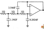 滤波器电路中的LC有源滤波器电路图