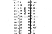 数字电路中的电路引脚及主要特性BL50436 彩色电视机遥控器