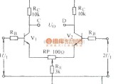 调节放大中的双端对称输入差动放大器电路
