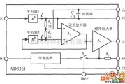 传感器单片系统应用方案中的一种测量有效值功率的电路框图