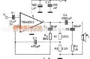 仪表放大器电路中的tda2003功放电路图