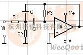 滤波器中的有源带通滤波器电路图