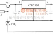 稳压电源中的CW7800构成的高输入-高输出集成稳压电源电路之四