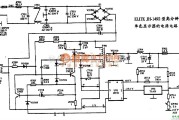 显示器电源中的ELITE JH-1492型高分辨率单色显示器的电源电路图