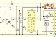 红外线热释遥控中的一路红外遥控开关电路图