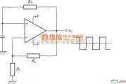 多谐振荡产生中的利用运算放大器的方波发生电路图