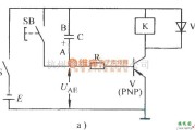 开关电路中的单管延时释放继电器电路