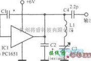 高频信号产生中的用 μPC1651制作的超高频振荡器