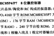 数字电路中的芯片引脚及主要特性MC68HC05P4/P7,8位微控制器