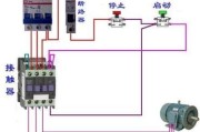 380v电机加接触器加开关的接线图