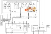 凯迪拉克中的凯迪拉克 deville 雨刮清洗器电路图（Rainsense）