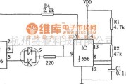 专用测量/显示电路中的556构成的简易二线逻辑状态判别器电路图