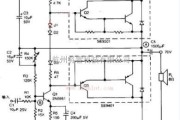 音频电路中的20W音频放大器工作电路原理图