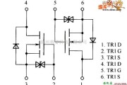 光敏二极管、三极管电路中的场效应晶体管SM6K2内部电路图