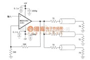 宽带放大中的由MAX4100／4101构成的视频／射频分配放大电路