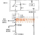 东南中的东南菱绅手套箱灯电气系统电路图