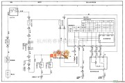 丰田中的天津威驰倒挡灯、前刮水器和喷洗器电路图
