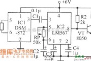 LED电路中的断路、短路防盗报警器电路图