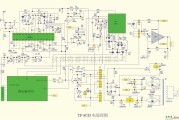 无线接收中的TP－8CB型10W调频音箱电路图