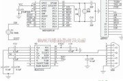 遥控电路中的MSP430F14混合信号控制器电路