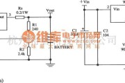 充电电路中的由Wll7／W217／W317构成的电池充电应用电路图