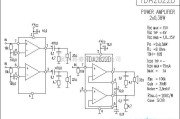 集成音频放大中的TDA2822D功放电路