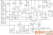 LED电路中的鱼缸水泵自动开停控制电路图