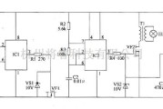 防害中的电子灭虫电路图—