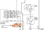 凯迪拉克中的凯迪拉克 deville 车主钥匙电路图