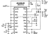 电源电路中的输入为+3~+5V 1A时电压为5V电源电路
