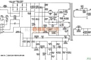 显示器电源中的IBM PC-I型彩色显示器的电源电路图