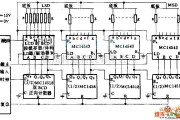 液晶显示及数显表电路中的4位直接驱动液晶显示电路图