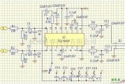 集成音频放大中的TA7668全景声音放大器电路