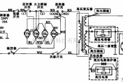 传感器电路中的定时器控制式微波炉的工作原理图