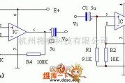 电流环放大电路中的集成运算放大器的单电源供电电路图