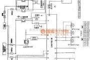 东风日产蓝鸟自动空调系统线电路图