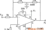 运算放大电路中的μA715双电源宽频带高速单运放电路图