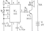 由555构成的音频振荡器电路