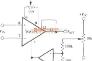 增益可调放大中的PGA202失调电压校正电路