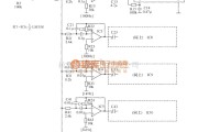 LED电路中的外置式音频频谱显示器电路图