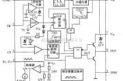 开关稳压电源中的HA17385开关电源集成控制器内部等效电路图