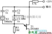 低频信号产生中的使用晶体的COLPITTS振荡器