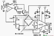 传感器电路中的称重传感器拱桥电压直接补偿电路图