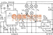 灯光控制中的LCl71音频压控三路彩灯伴鞭炮声控制电路